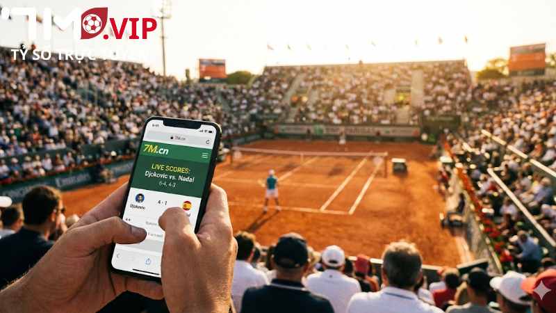 Cập nhật livescore tennis thuận tiện trên thiết bị di động.